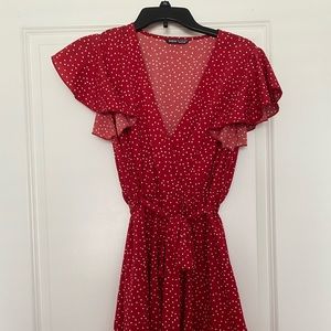 Women’s Mini Polkadot Dress - size L